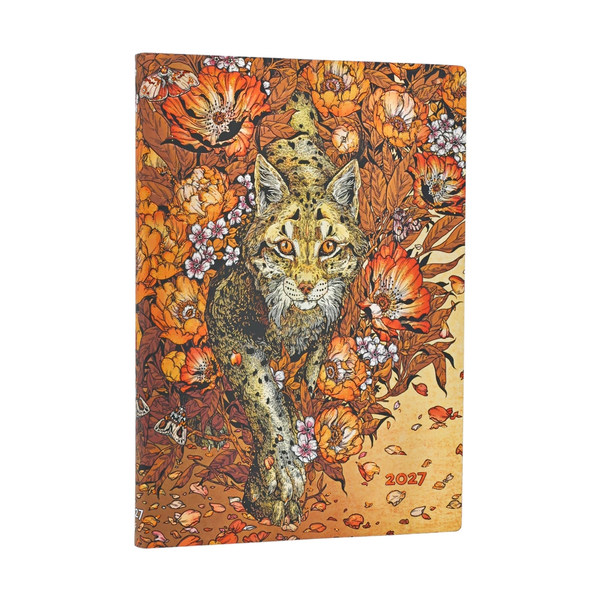 Kalender 2027 Paperblanks 12M Midi Lynx Raising