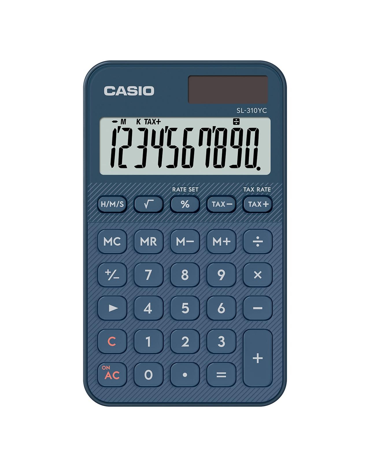 Lommekalkulator Casio SL-310YC blå