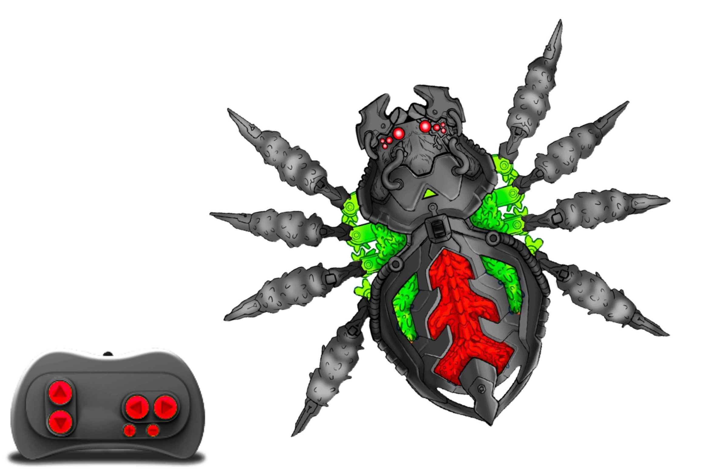 Hex Bots Wall Crawler Spider