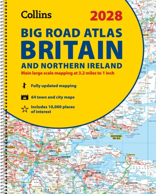 2028 Collins Big Road Atlas Britain and Northern Ireland av Collins Maps