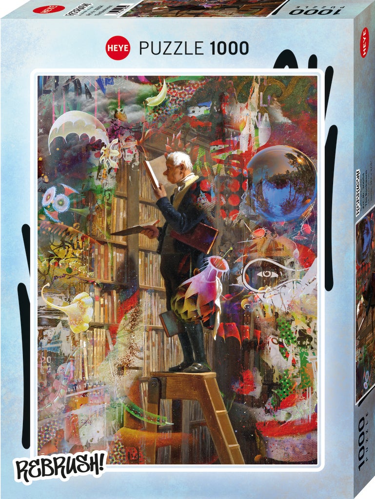 Puslespill 1000 Rebrush! The Bookworm Heye
