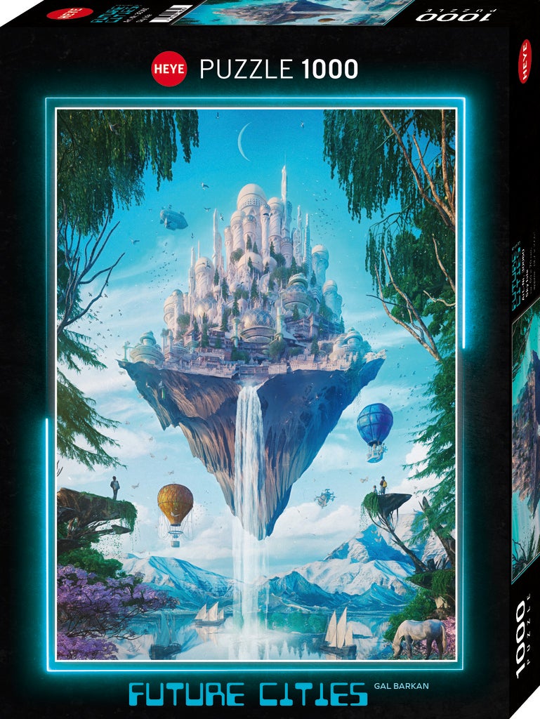 Puslespill 1000 Future Cities Sky Isle Heye