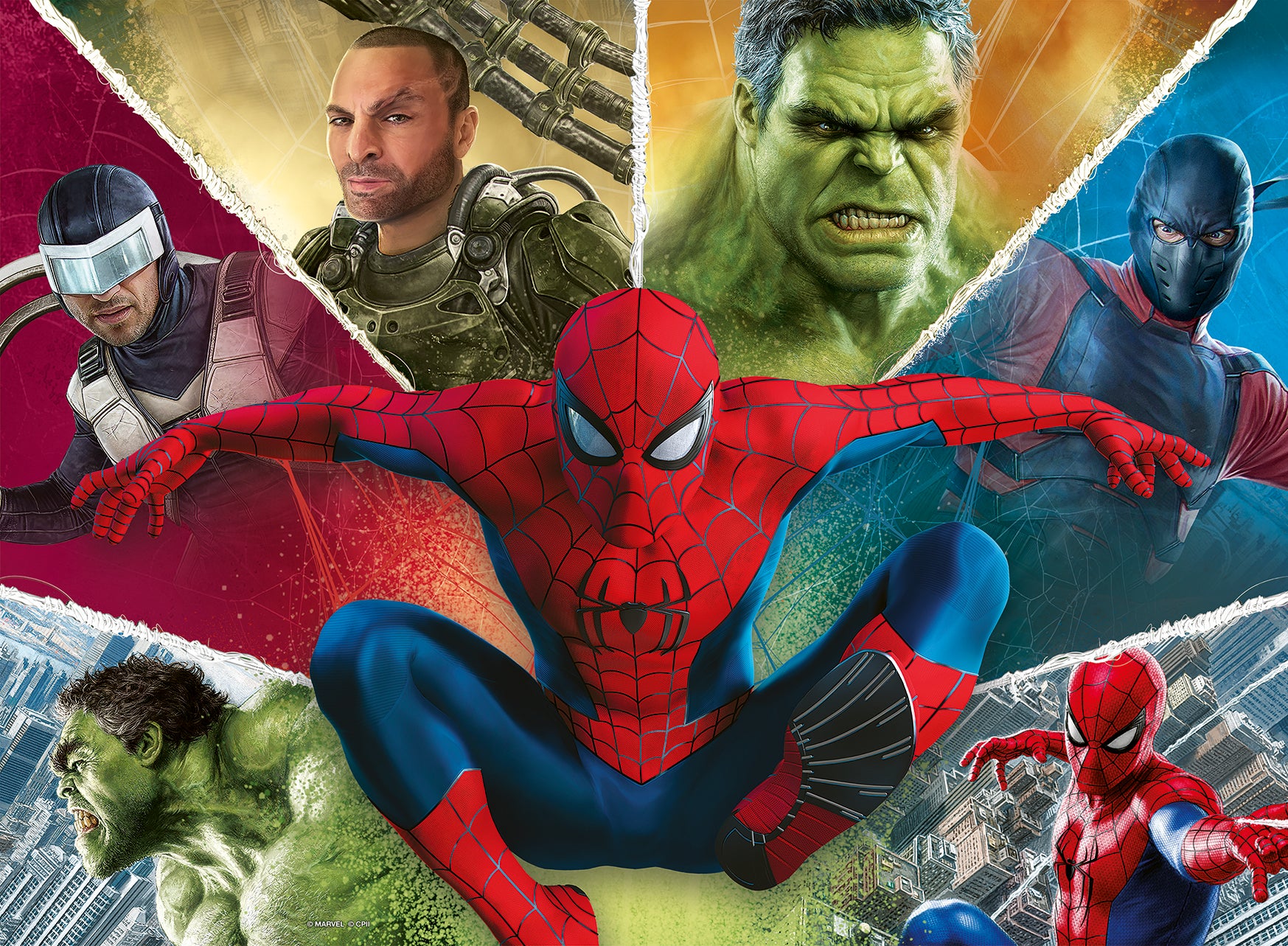 Puslespill 500 Spiderman Ravensburger