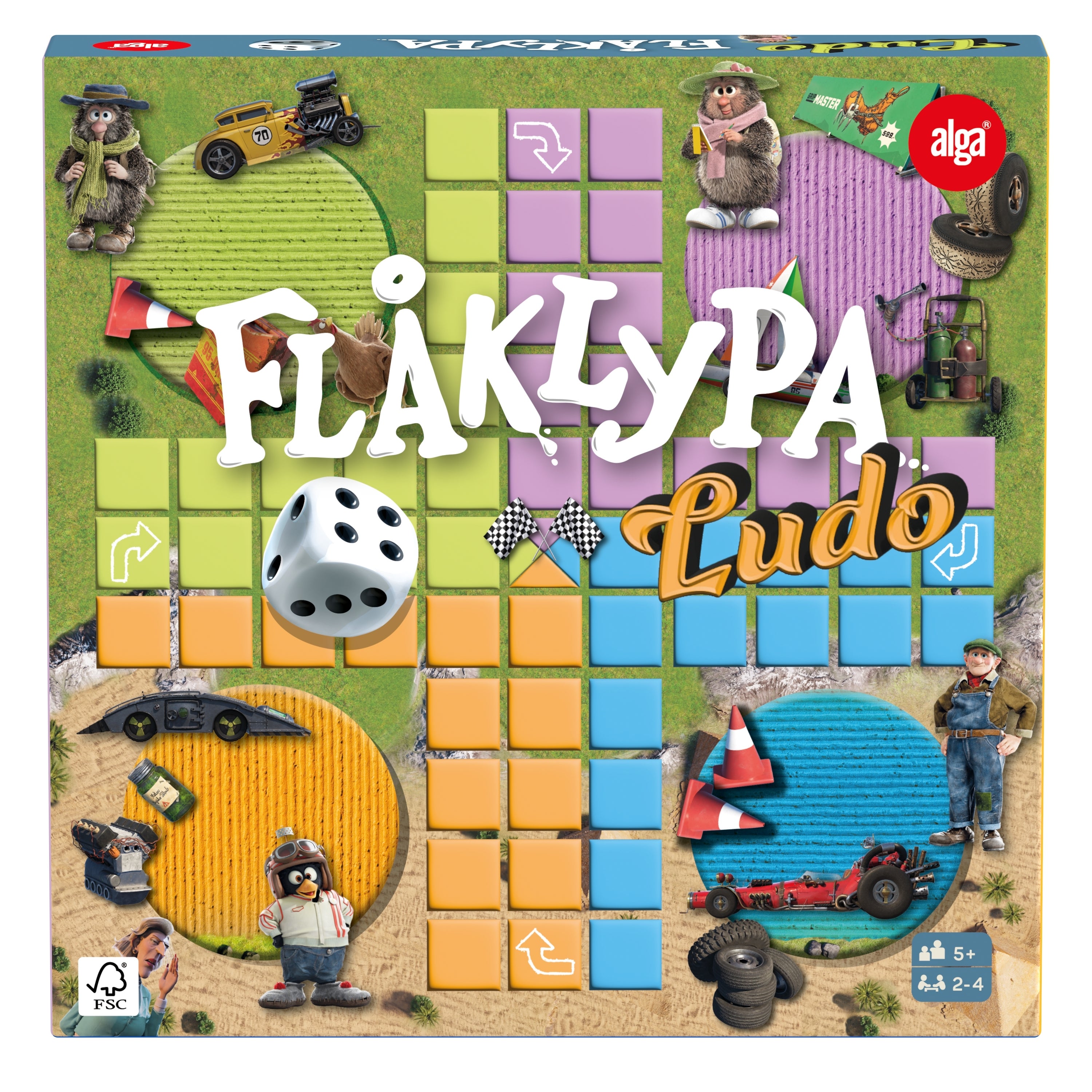 Spill Flåklypa Ludo