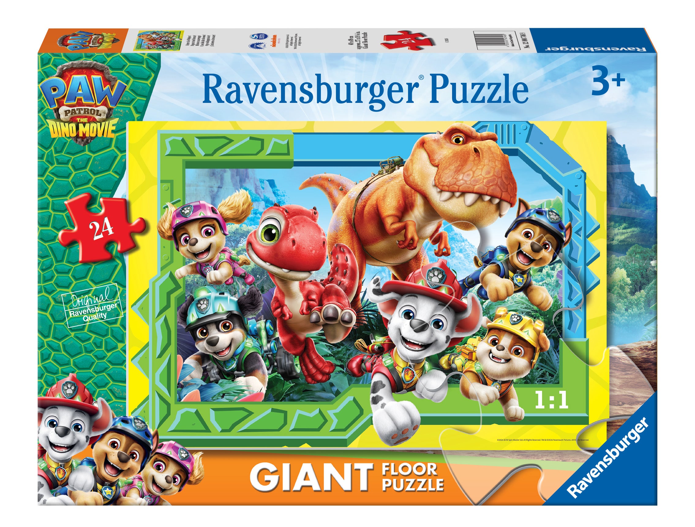 Puslespill 24 Paw Patrol Gulv Ravensburger