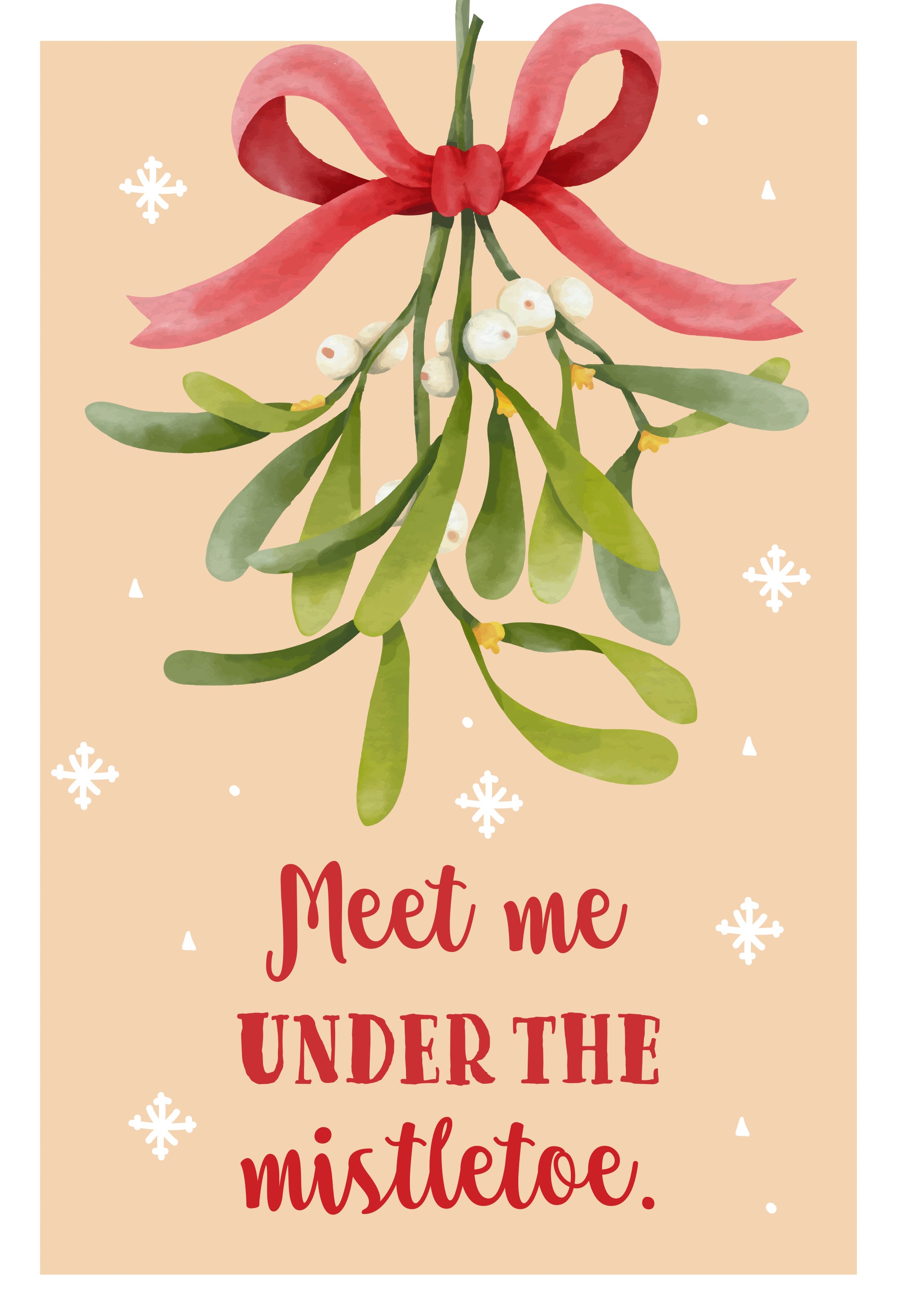 Puslespill 99 Meet Me Under The Mistletoe