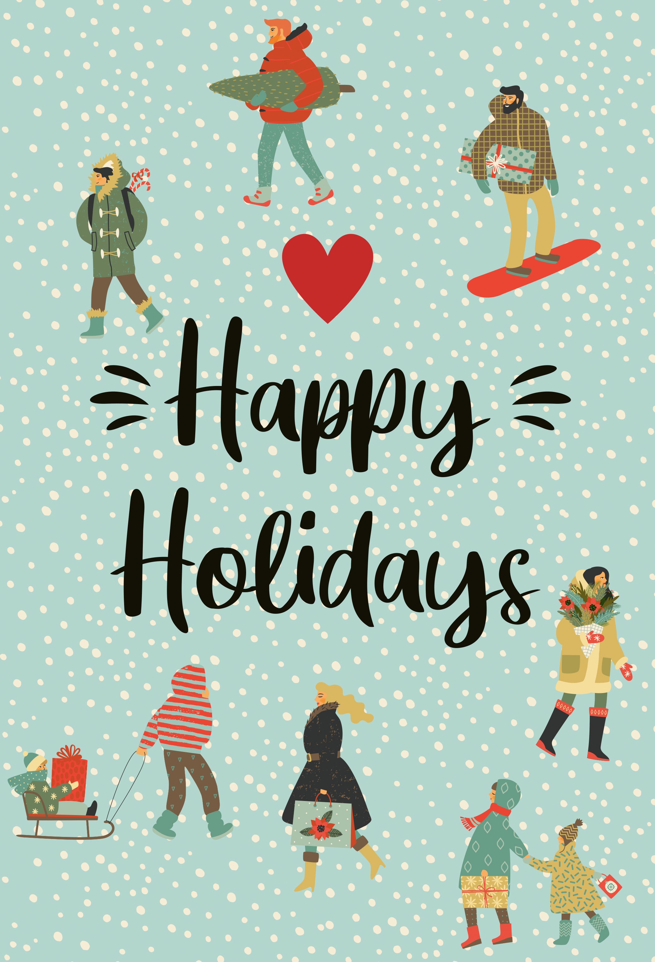 Puslespill 99 Happy Holidays Ravensburger