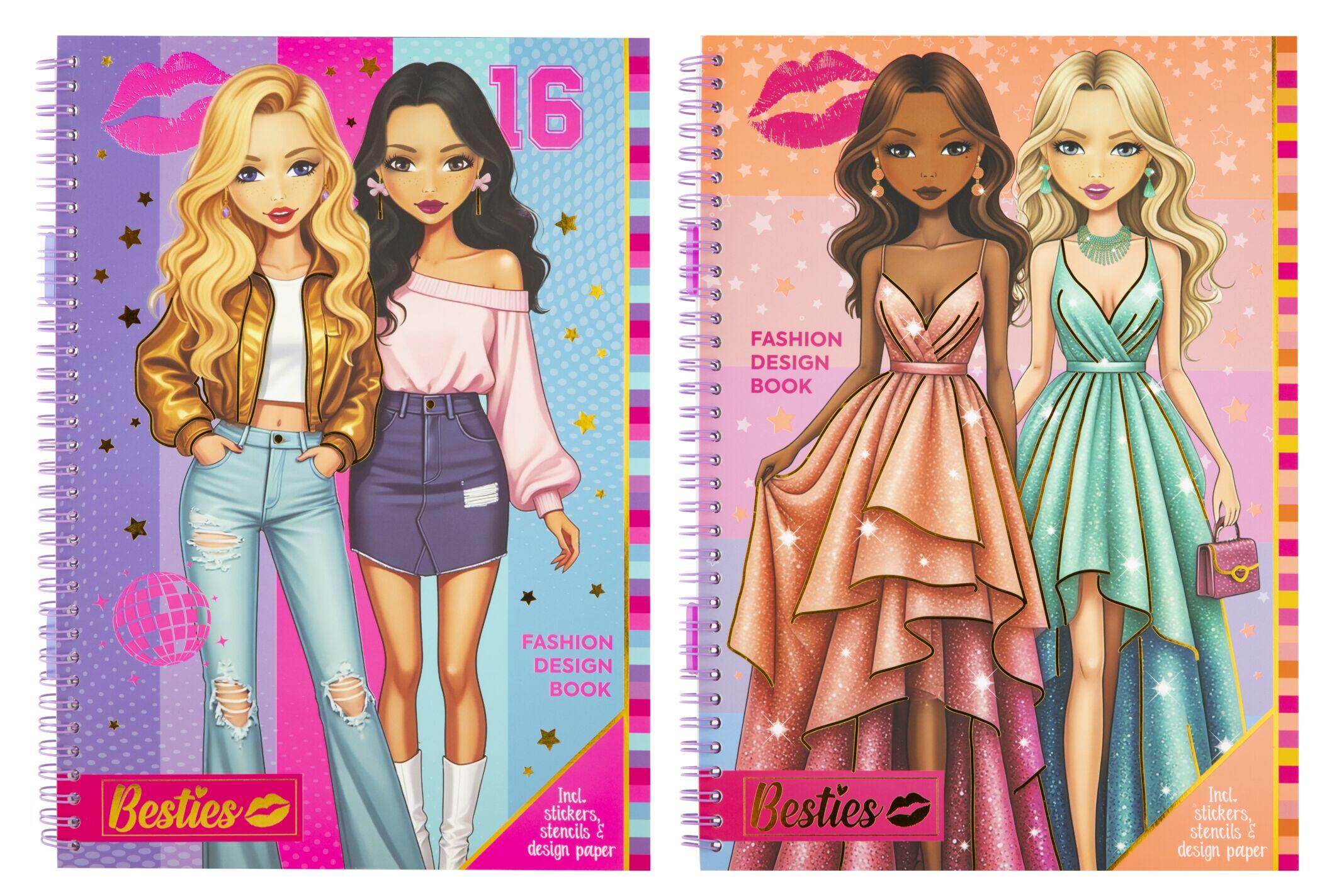 Aktivitetsbok Fashion A4 Stickers