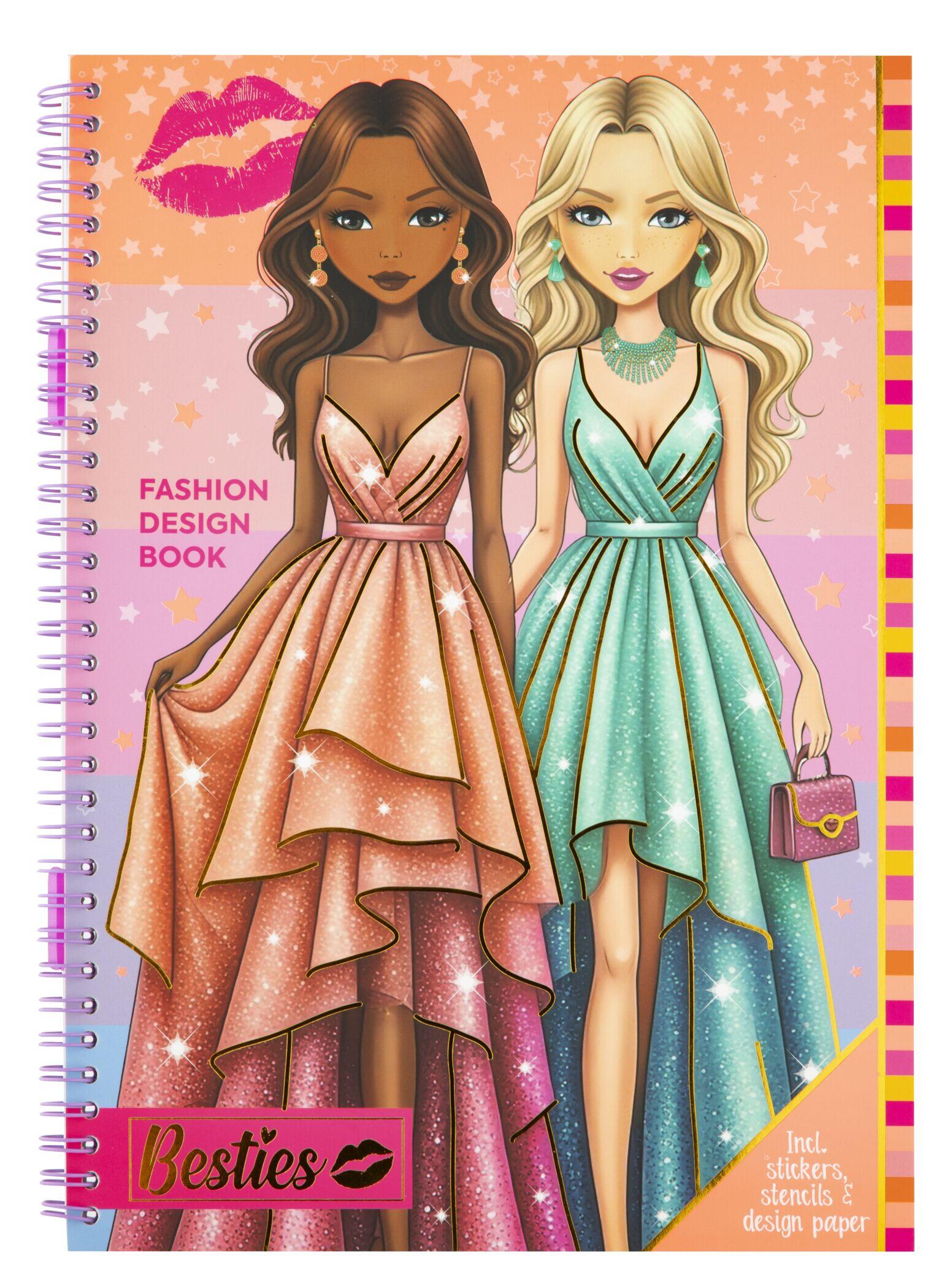Aktivitetsbok Fashion A4 Stickers