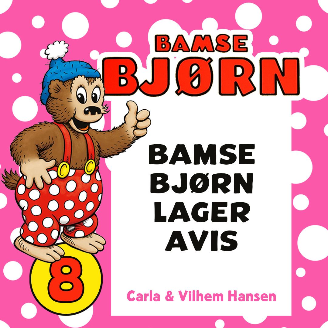 Bamse Bjørn lager avis