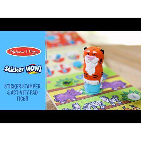 Sticker Wow! Activity Pad Set Tiger Melissa N Doug