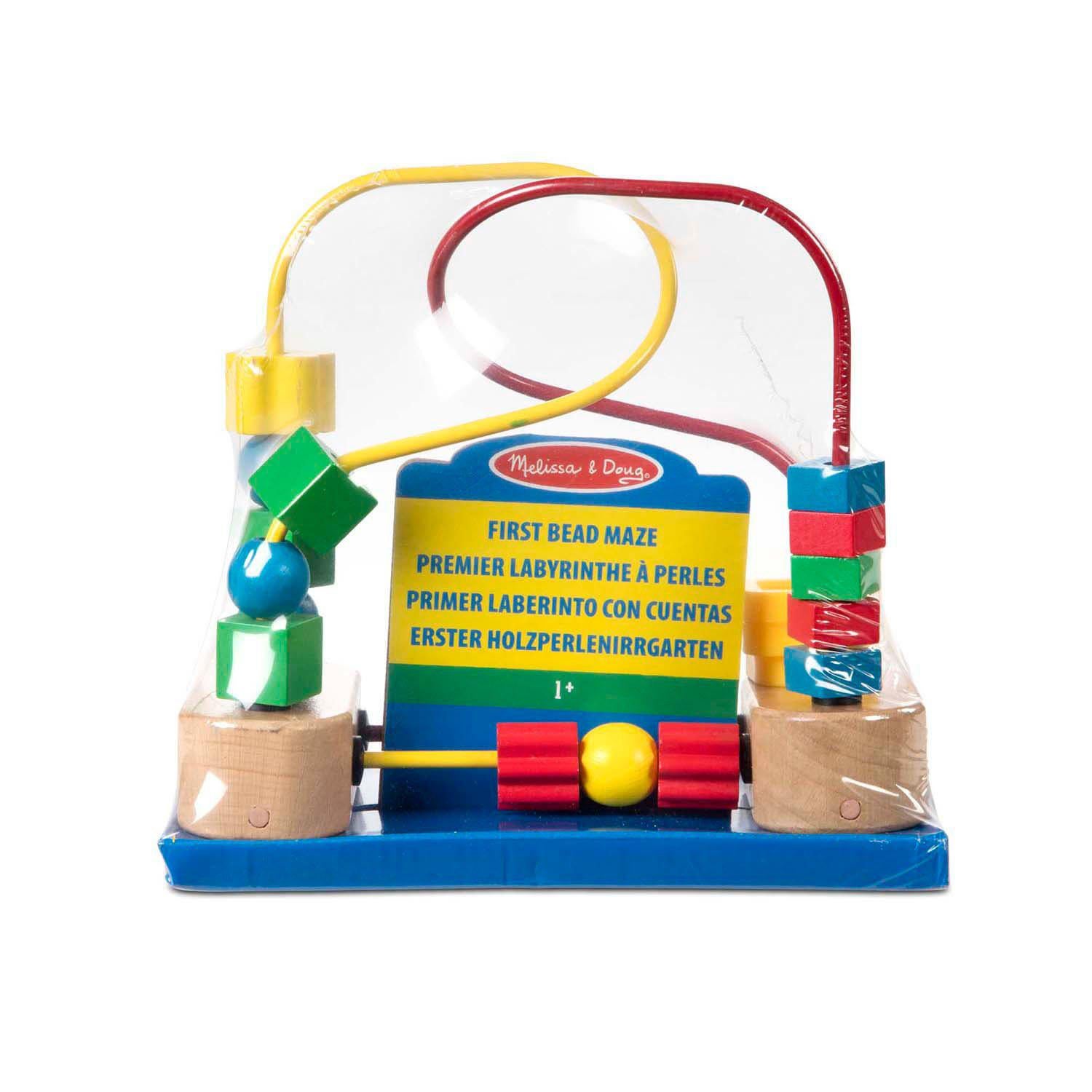 Wooden First Bead Maze 0 Melissa N Doug