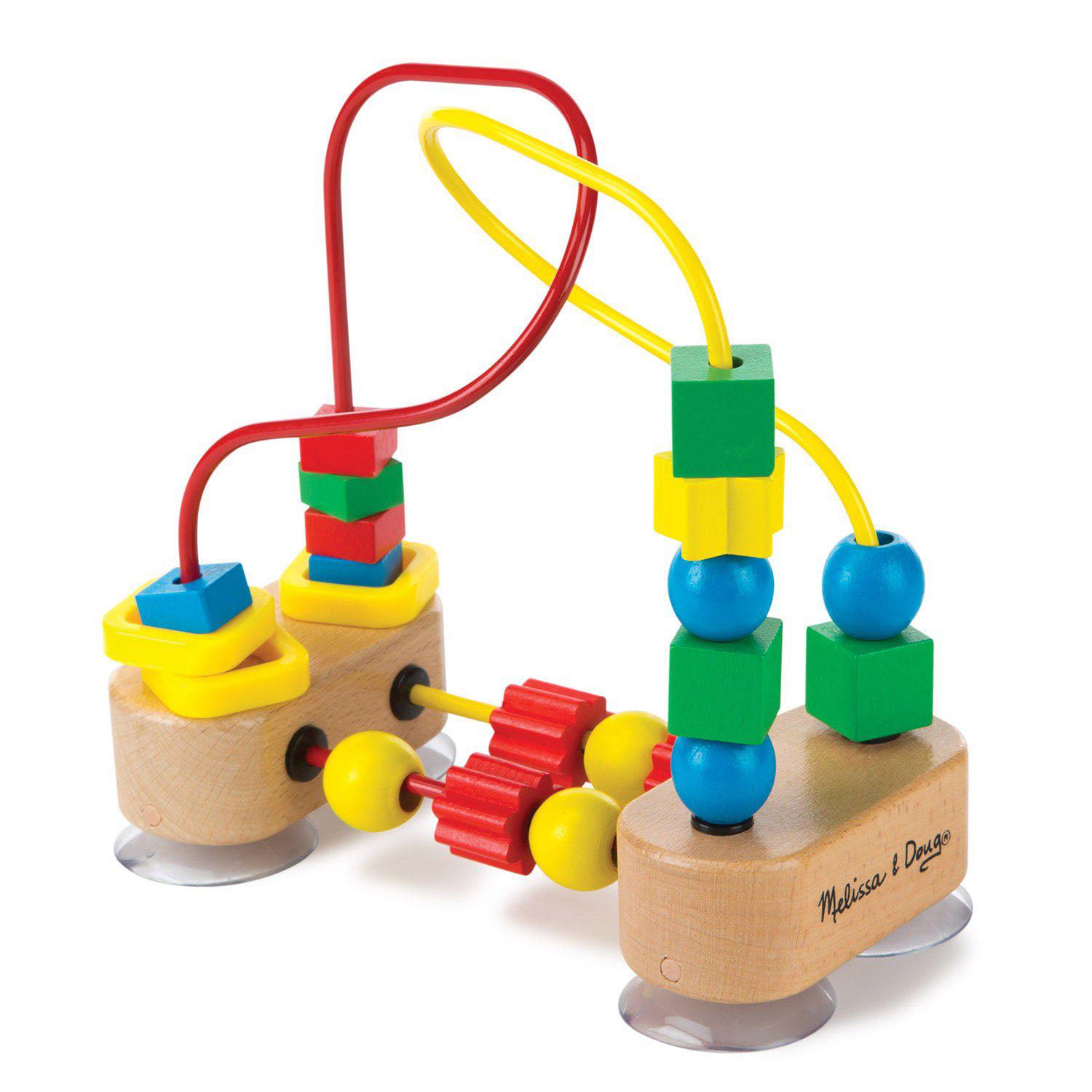 Wooden First Bead Maze 0 Melissa N Doug