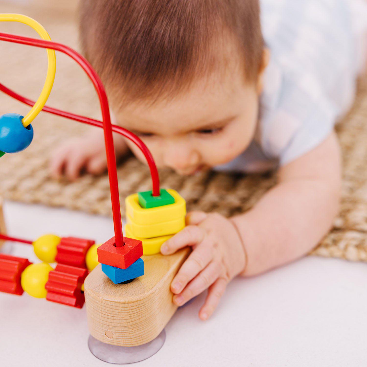 Wooden First Bead Maze 0 Melissa N Doug