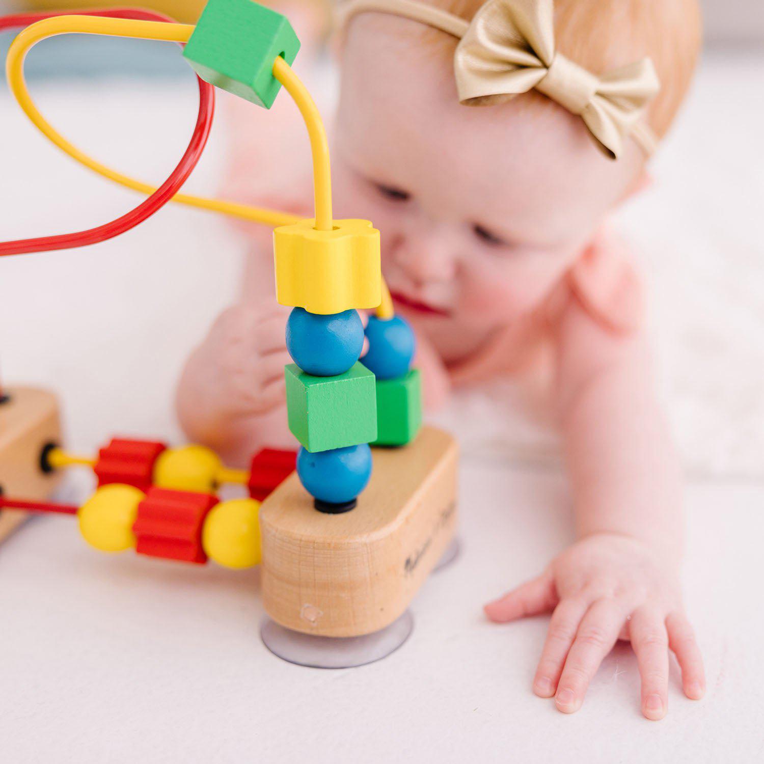 Wooden First Bead Maze 0 Melissa N Doug