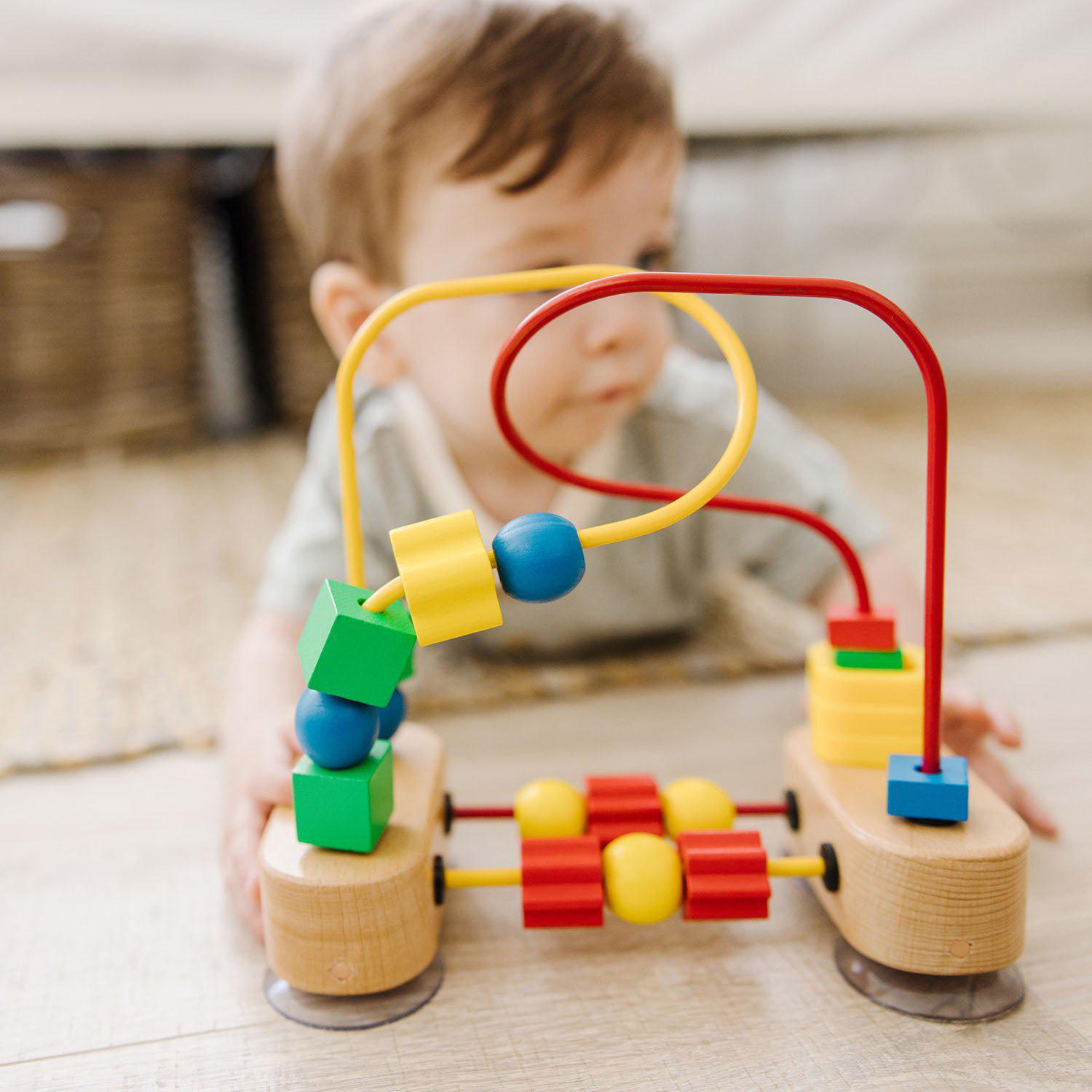Wooden First Bead Maze 0 Melissa N Doug