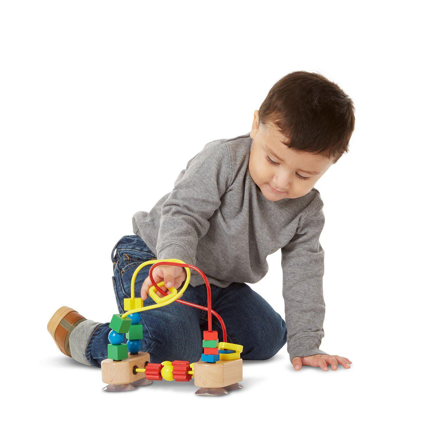 Wooden First Bead Maze 0 Melissa N Doug
