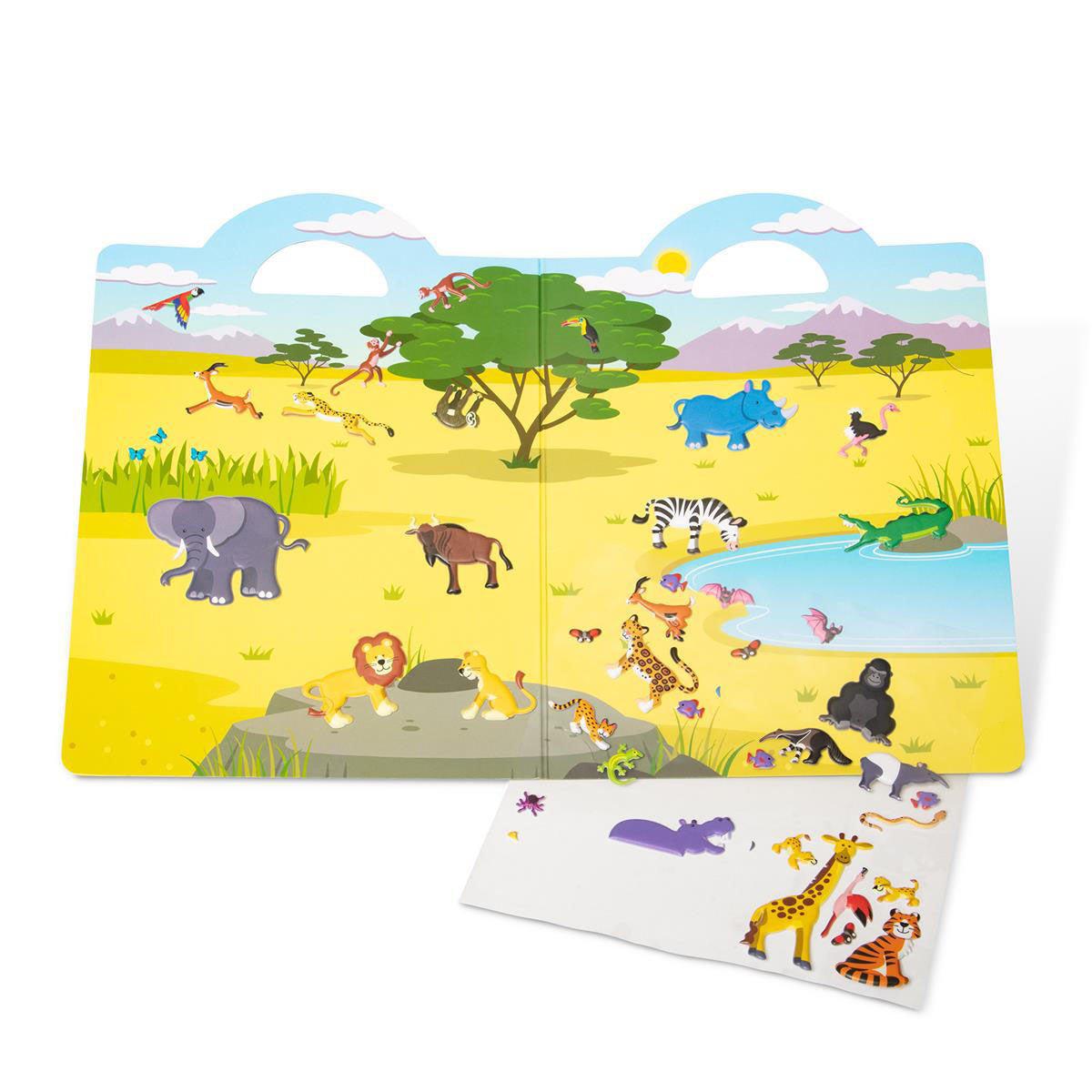 Puffy Sticker Playset Safari Melissa N Doug