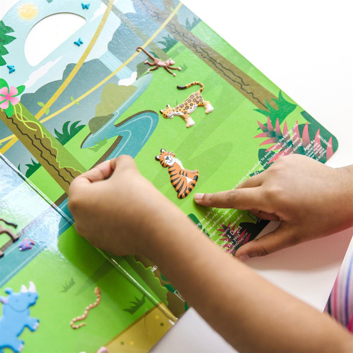 Puffy Sticker Playset Safari Melissa N Doug