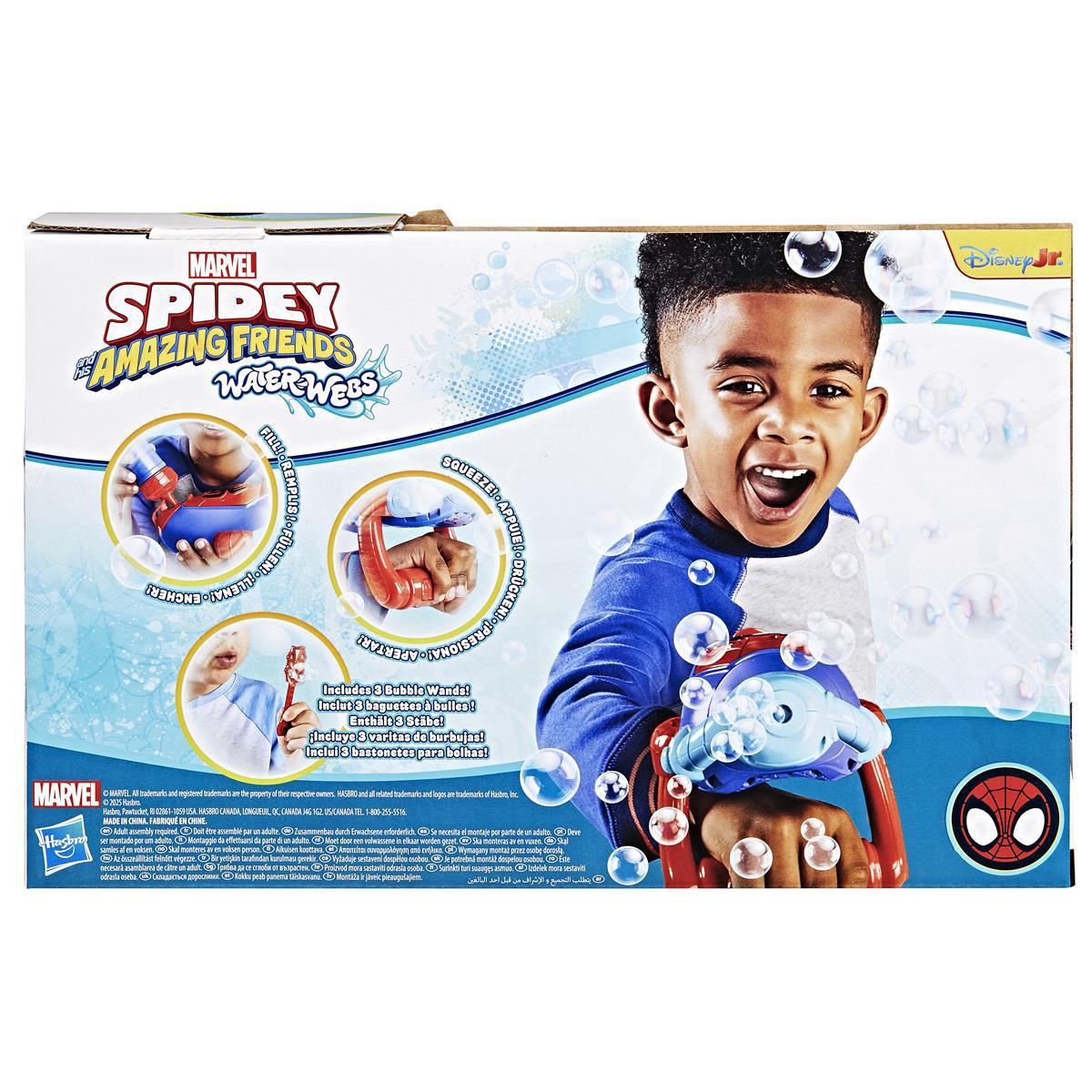Marvel Sm Water-Webs Role Play Bubble Slinger
