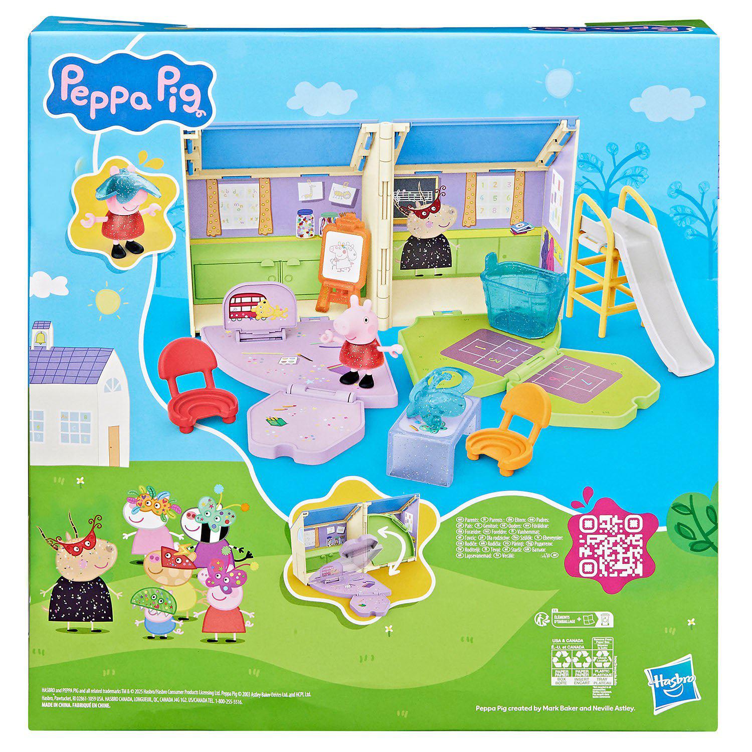 Peppa Pig 3 In Playset Pop-Open Playgroup