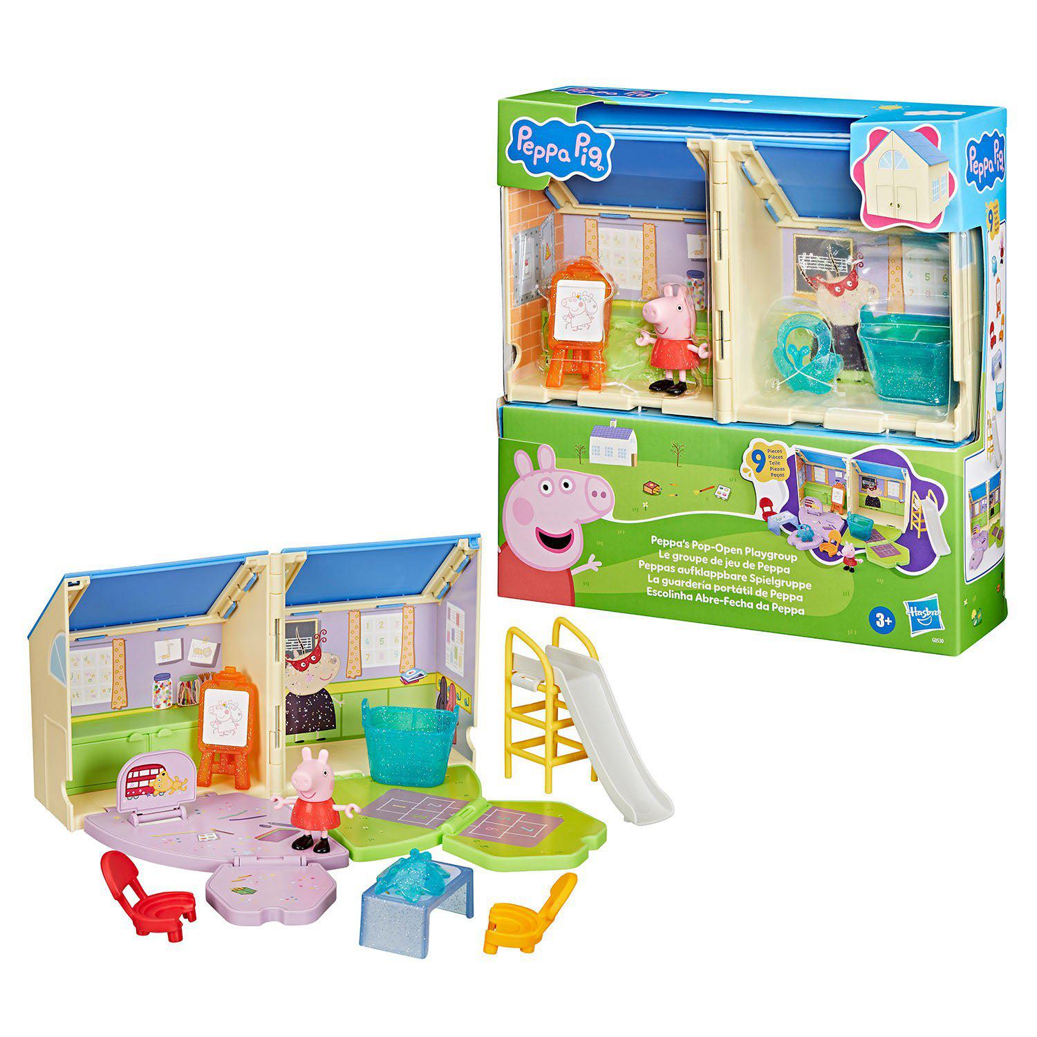 Peppa Pig 3 In Playset Pop-Open Playgroup
