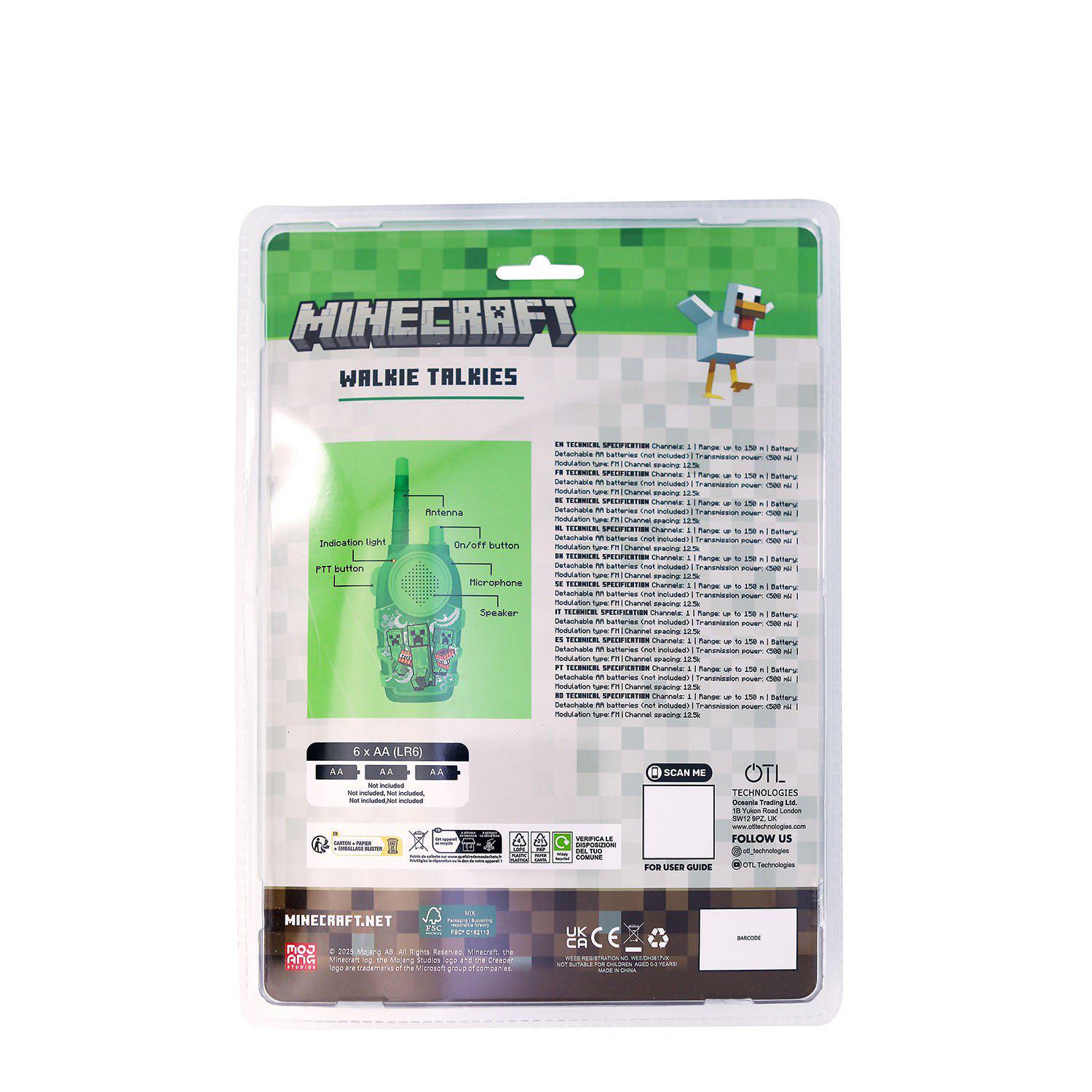 Minecraft Walkie Talkie Opptil 150 M Range