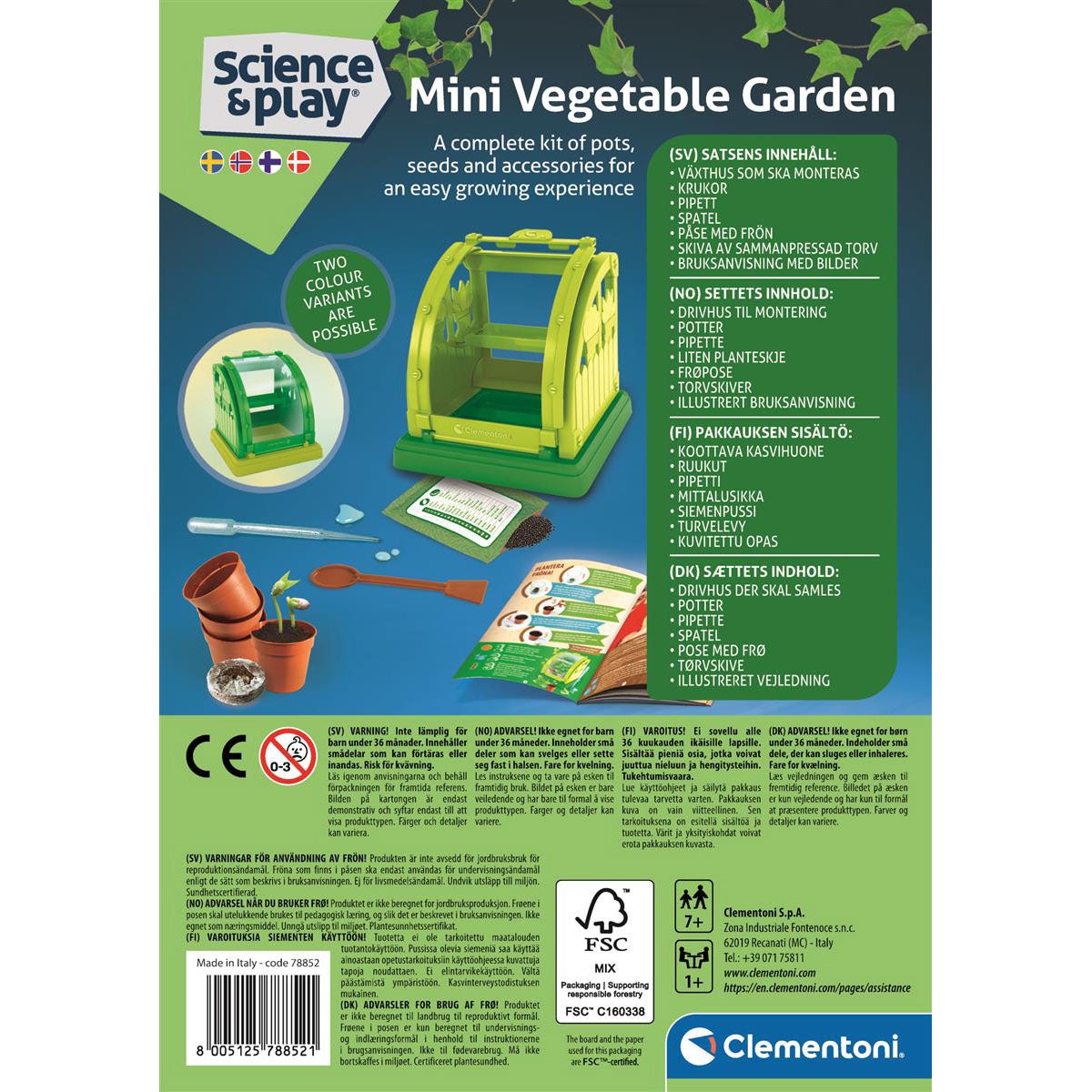 Science And Playmini Greenhouse