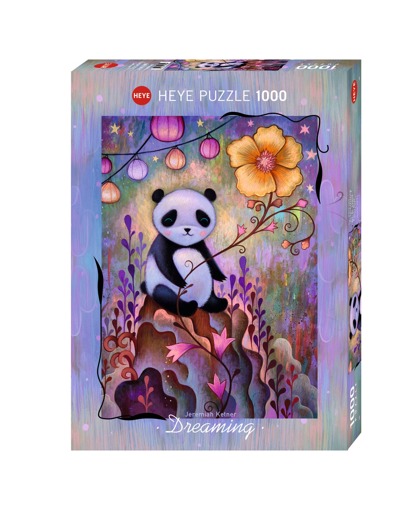 Puslespill 1000 Panda Naps Heye