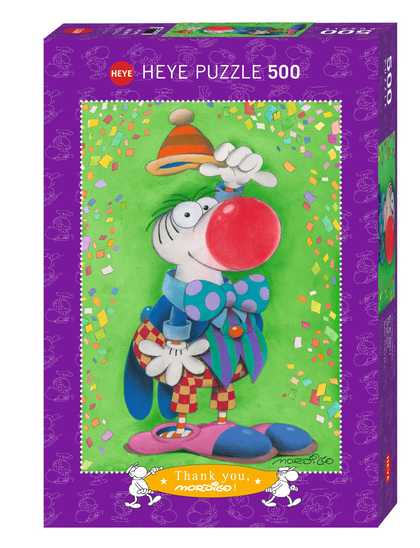 Puslespill 500 Mordillo Thank You Heye