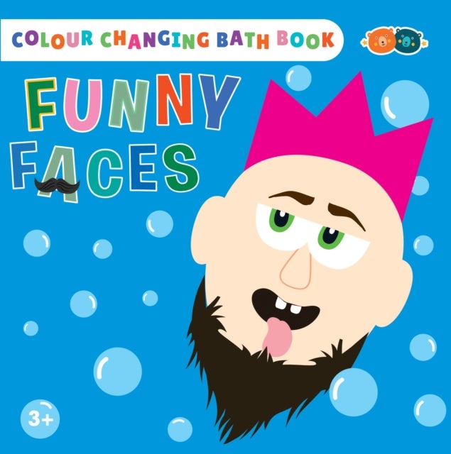 Funny Faces Colour Changing Bath Book & Stickers