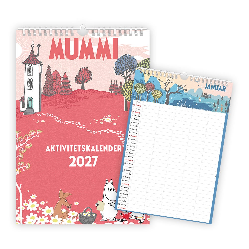 Aktivitetskalender 2027 Mummi