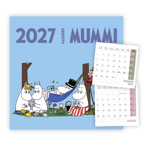 Platekalender 2027 Mummi 2027 21 x 21 cm