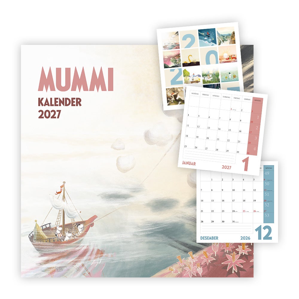Platekalender 2027 Mummi 2027 31 x 31 cm