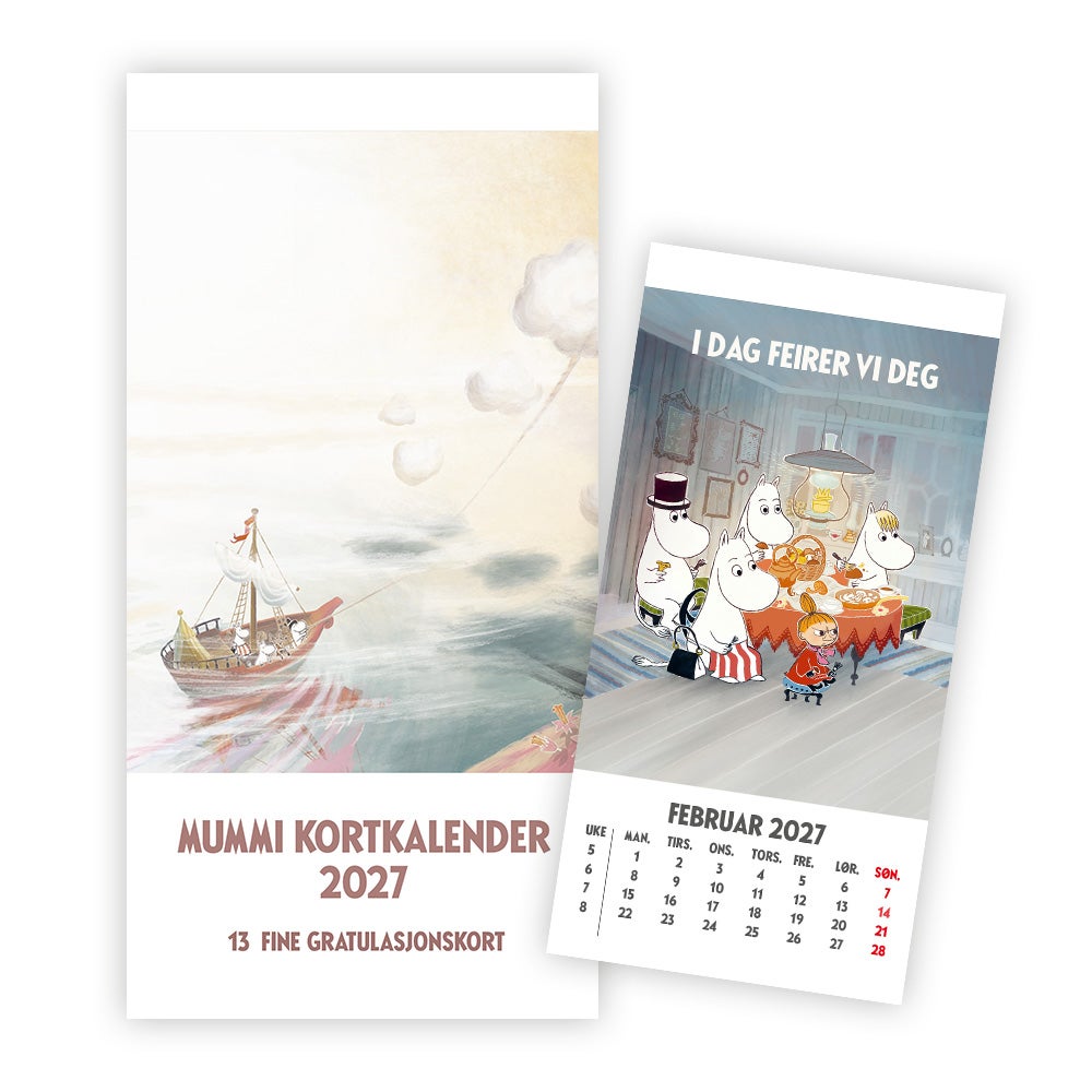Postkortkalender 2027 Mummi