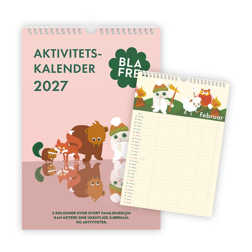 Aktivitetskalender 2027 Blafre