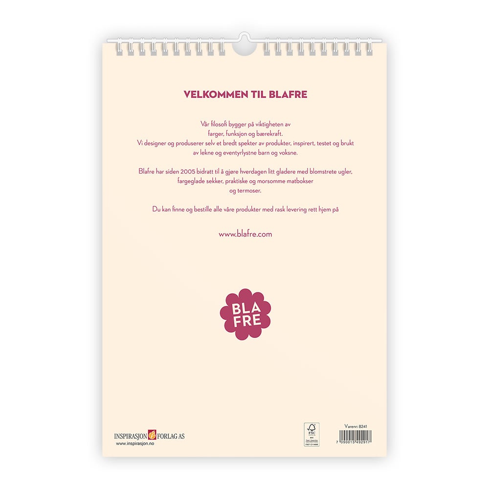 Aktivitetskalender 2027 Blafre