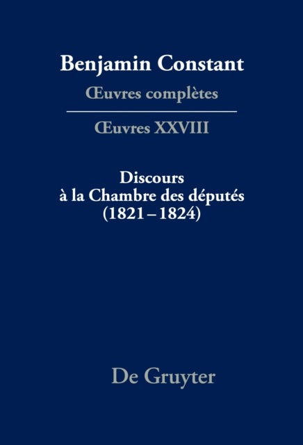 Discours A La Chambre Des Deputes (1820-1821)