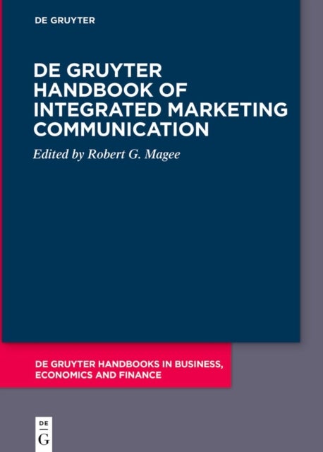De Gruyter Handbook of Integrated Marketing Communication