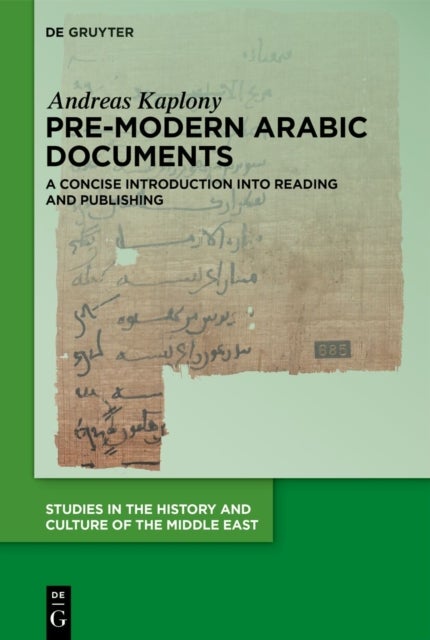 Pre-Modern Arabic Documents - A Concise Introduction into Reading and Publishing
