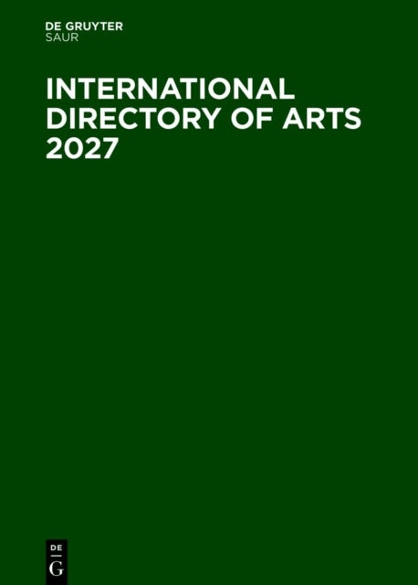 International Directory of Arts 2027