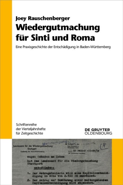 Wiedergutmachung Fur Sinti Und Roma
