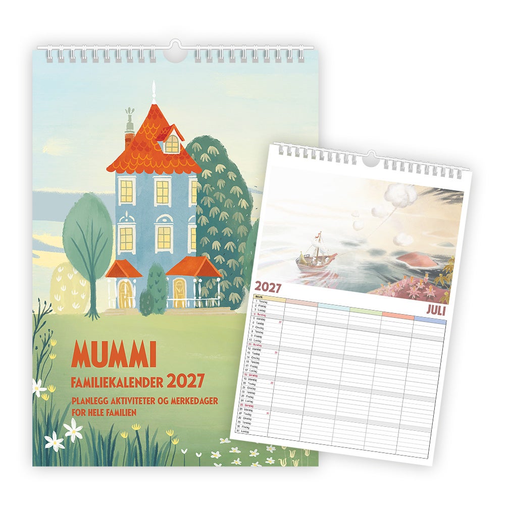 Familiekalender 2027 Mummi