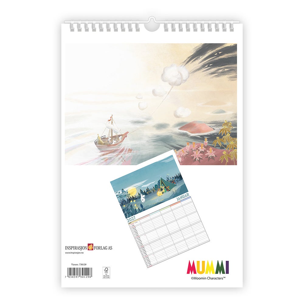 Familiekalender 2027 Mummi