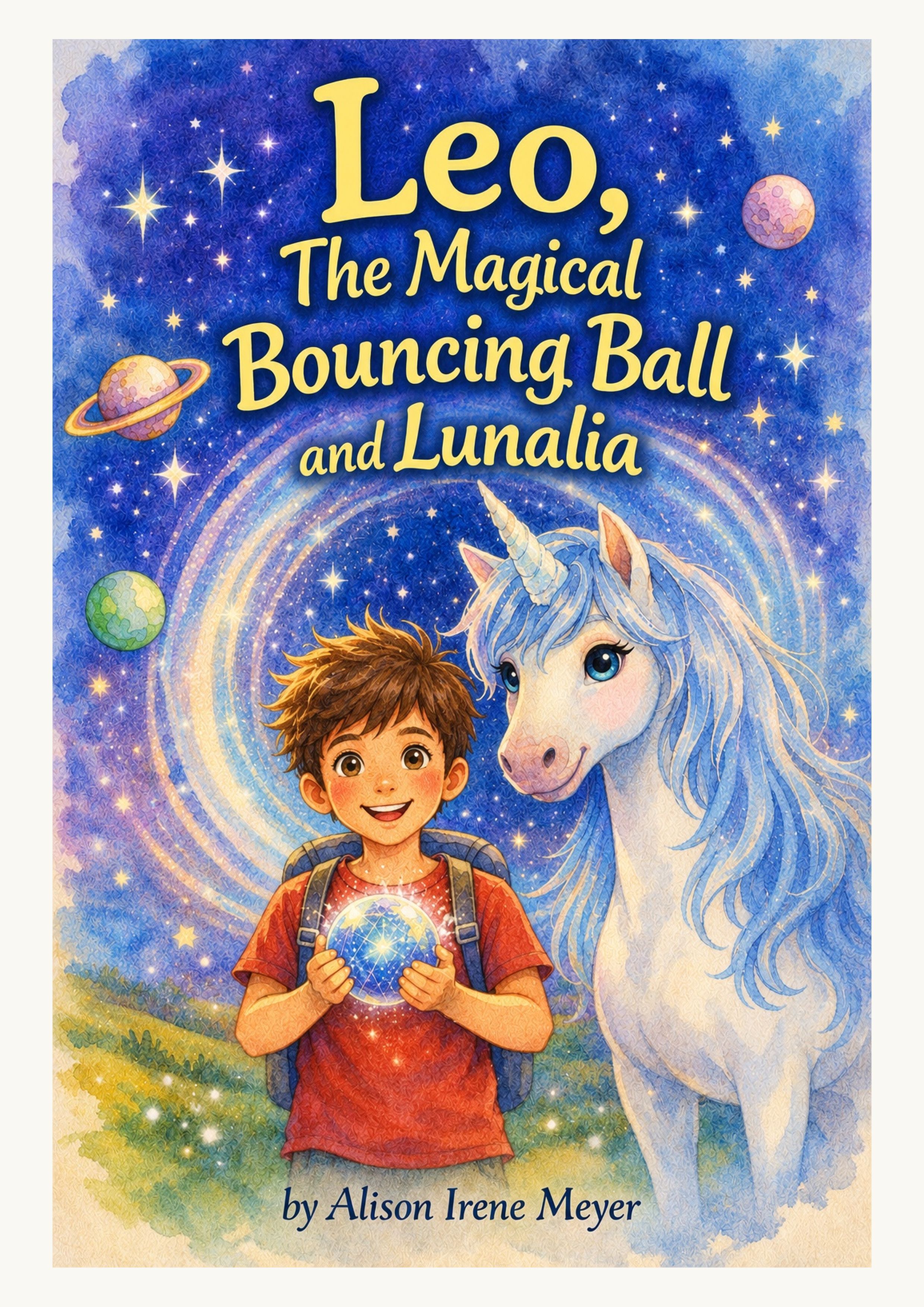 Leo, the magical bouncing ball and Lunalia