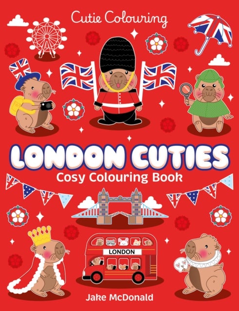 London Cuties Cosy Colouring Book
