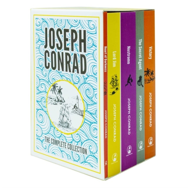 The Complete Collection of Joseph Conrad 5 Books Box Set - (Victory, The Secret Agent, Nostromo, Lord Jim, Heart of Darkness)