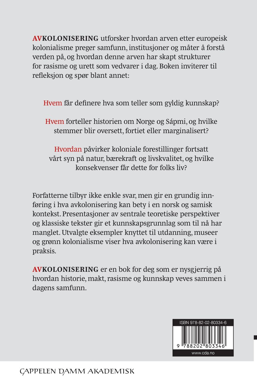 Avkolonisering