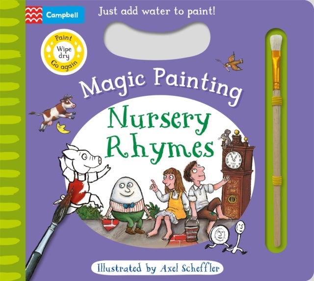 Nursery Rhymes Magic Painting - Just add water to paint!