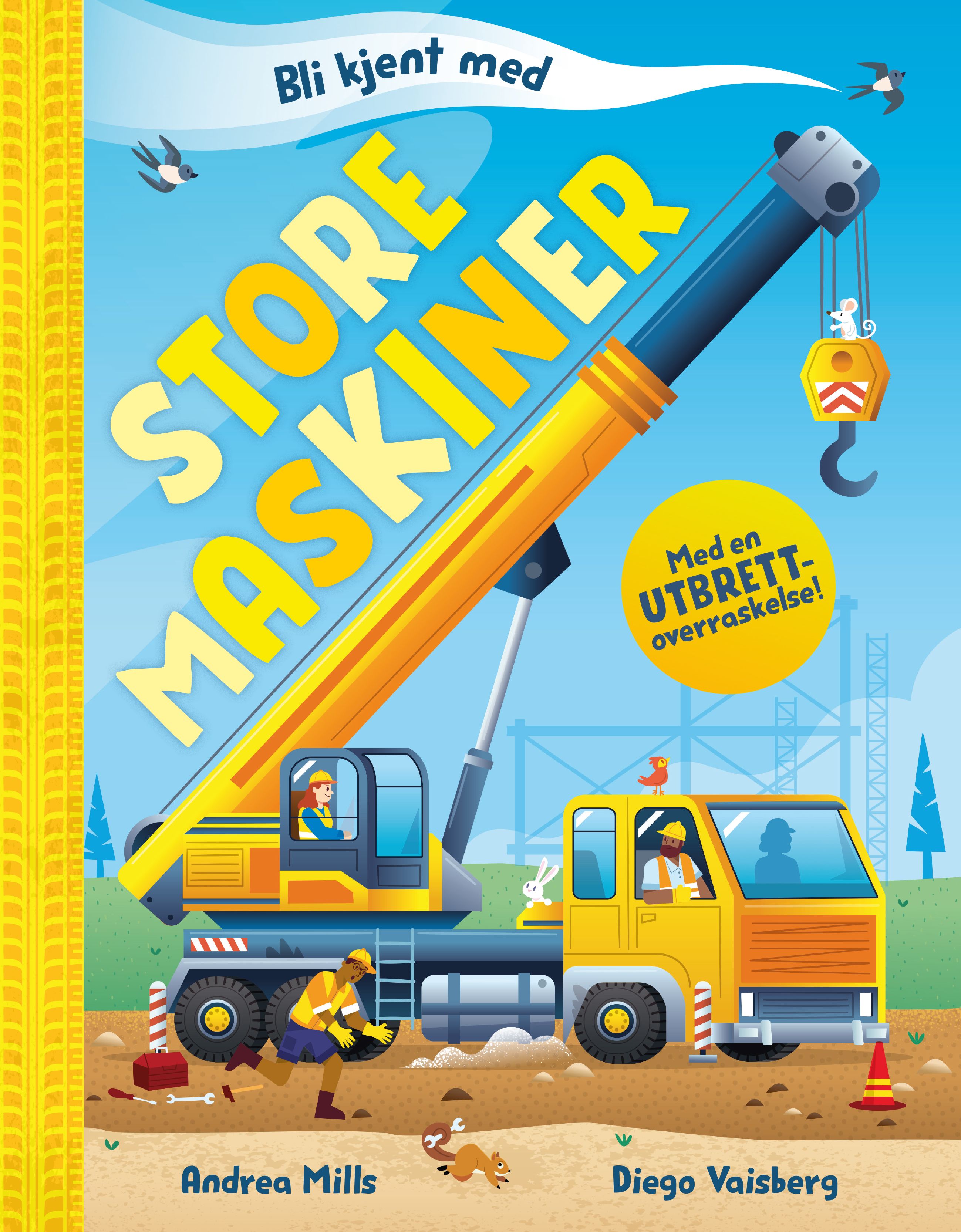 Store maskiner - klaffebok med overraskelse